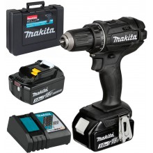 Makita DDF482RFEB Aku vŕtací skrutkovač čierny 2x Li-ion LXT 18V/3,0 Ah