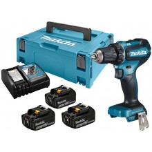 Makita DDF485RF3J Aku bezuhlíkový skrutkovač Li-ion LXT, 3x 18V/3,0 Ah, Makpac