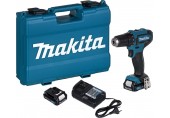 Makita DF333DWAE Aku vrtací šroubovák (12V/2x2,0Ah) Kufor