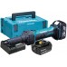 Makita DGD800RTJ Aku priama brúska Li-ion LXT 18V/5,0Ah, Makpac