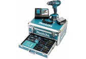 Makita DHP482RFX9 Aku príklepový skrutkovač (2x3,0Ah/18V) +AL kufor+sada príslušenstvo