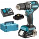 Makita DHP487RAJ Aku bezuhlíkový príklepový skrutkovač Li-ion LXT ( 2x2,0Ah/18V) Makpac