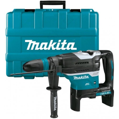 Makita DHR400ZKUN Aku kladivo SDS-Max s AWS Li-ion LXT, 2x18V, bez aku