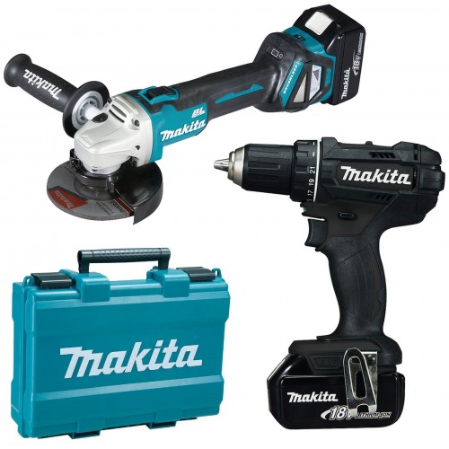 Makita DLX2369B Aku súprava DDF482RFEB+DGA511Z Li-ion LXT 18V (2xBL1830B+DC18RC+Kufor) Makita DLX2369B Aku súprava DDF482RFEB+DGA511Z Li-ion LXT 18V (2xBL1830B+DC18RC+Kufor)