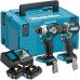 Makita DLX2423AJ Aku sada DDF487Z+DTD157Z Li-ion LXT 18V (2x2,0Ah+DC18RC+MAKPAC)