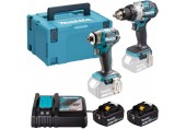 Makita DLX2528TJ Sada aku náradia 18V DDF492 + DTW300 + (2x5,0Ah) + Makpac