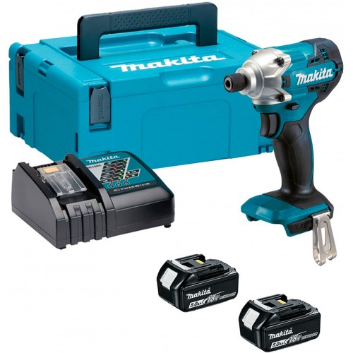 Makita DTD156RTJ Aku rázový skrutkovač 1/4" Li-ion LXT (18V/2x5,0Ah) Makpac Makita DTD156RTJ Aku rázový skrutkovač 1/4" Li-ion LXT (18V/2x5,0Ah) Makpac