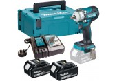 Makita DTW300RTJ Aku rázový uťahovák (1/2"/330Nm) LXT (18V/2x5,0Ah) Makpac