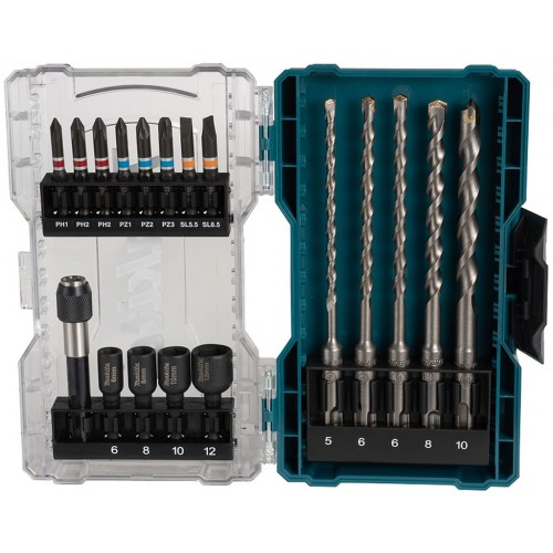 Makita E-07026 Sada bitov a vrtákov 18 ks