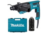 Makita HR2670FT Kombinované kladivo s výmenným skľučovadlom SDS-Plus (800W/3,0J)+kufor