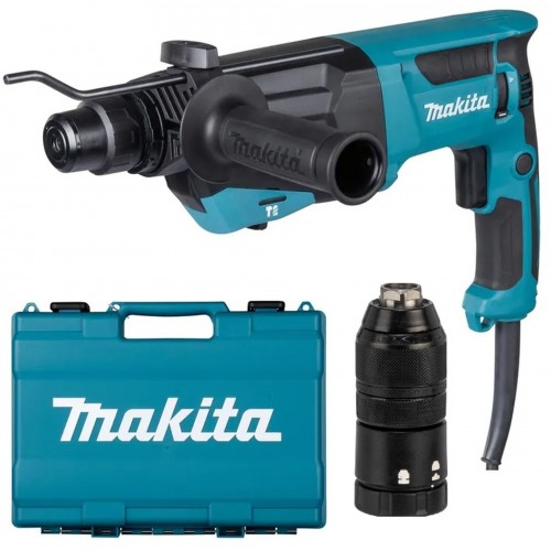 Makita HR2670FT Kombinované kladivo s výmenným skľučovadlom SDS-Plus (800W/3,0J)+kufor