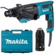 Makita HR2670FT Kombinované kladivo s výmenným skľučovadlom SDS-Plus (800W/3,0J)+kufor