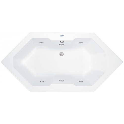 TEIKO Vaňa Malta 180 šesťhranná 180 x 80 cm - HTP systém ECO HYDRO V212180N04T04211 TEIKO Vaňa Malta 180 šesťhranná 180 x 80 cm - HTP systém ECO HYDRO V212180N04T04211