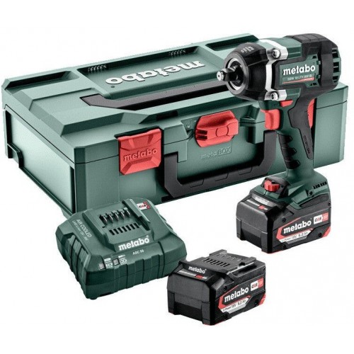 Metabo SSW 18 LTX 800 BL Akumulátorový rázový uťahovač 1/2"(18V/2x5,2Ah) metaBOX 602403650