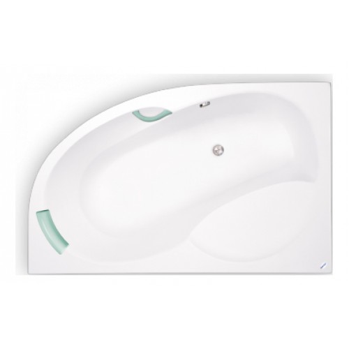 TEIKO Vana Medea 150 L rohová 150x100 cm, akrylátová, bílá, levá V110150L04T12001