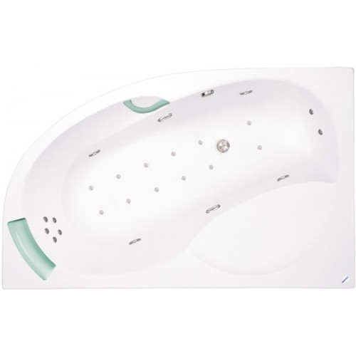 TEIKO Vaňa Medea 150 L rohová 150x100 cm - HTP systém ECO HYDRO, ľavá V210150L04T12211