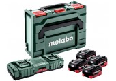 Metabo Sada 4x LiHD 10Ah + ASC 145 DUO + metaBOX 685143000