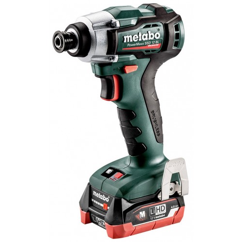 METABO POWERMAXX SSD 12 BL Akumulátorový rázový skrutkovač 12V 2x4Ah LiHD 601115800