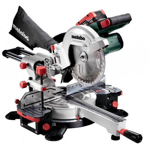 Metabo 619001810 KGS 18 LTX 216 Aku pokosová a kapovací pila s pojezdem 2x8.0 LiHD