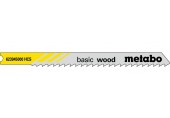 Metabo 623945000 „Basic wood" 5 u Pílových listov do dierovacej píly, 74/3,0 mm
