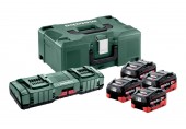Metabo Základná súprava (4x8,0Ah/18V LiHD) + MetaBOX (685135000)