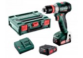 Metabo PowerMaxx BS 12 BL Q Aku vŕtací skrutkovač (12V/2x2,0Ah) MetaBox 118 - 601045500