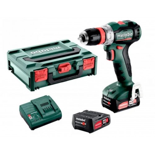 Metabo PowerMaxx BS 12 BL Q Aku vŕtací skrutkovač (12V/2x2,0Ah) MetaBox 118 - 601045500