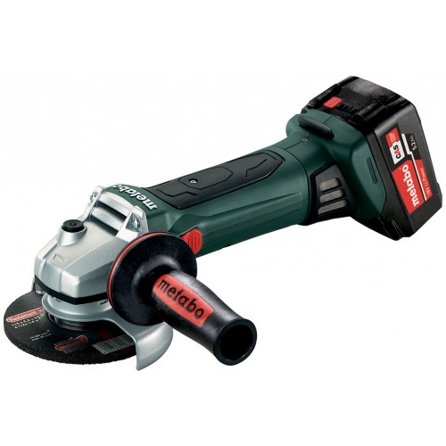 BAZÁR METABO W 18 LTX 125 QUICK Aku uhlová brúska 18V 2x5.2Ah Li-Ion,602174650 CHÝBA 2XAKU