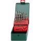 Metabo Sada vrtákov v kazete HSS-G, SP, 25-dielna 627154000
