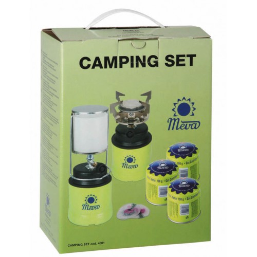MEVA Camping set PIEZO Focus+Dedra+ 3 kartuša, 2131P