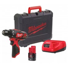 Milwaukee M12 BDD-201C Aku vŕtací skrutkovač 1x2.0 Ah, Kufrik 4933479439