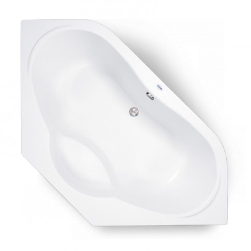 TEIKO Vaňa Naxos rohová 140x140 cm, akrylátová, biela V111140N04T03001