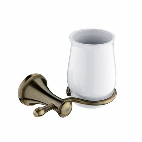 NIMCO LADA držiak pohárika keramika / staromosadz LA19058K-65