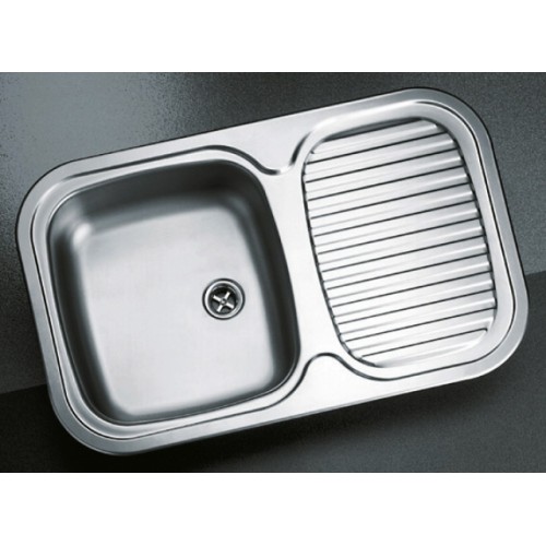 NORMA MINOR 542 drez s odkvapom bez prepadu, nerez, matný 77,5 x48 cm 542.111 NORMA MINOR 542 drez s odkvapom bez prepadu, nerez, matný 77,5 x48 cm 542.111