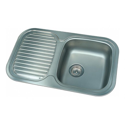 NORMA MINOR 542 drez s odkvapom bez prepadu, 3 1/2 "vtok, nerez, 77,5 x48 cm 5420.111 NORMA MINOR 542 drez s odkvapom bez prepadu, 3 1/2 "vtok, nerez, 77,5 x48 cm 5420.111