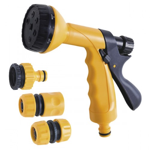 NOVASERVIS Daya pištoľ so 6 funkciami a sadou plast DY2323