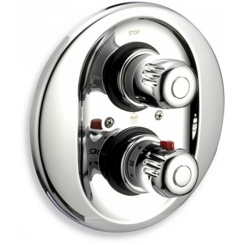 NOVASERVIS AquaLight termostatická batéria sprchová podomietková chróm 2650RX, 0