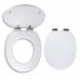 NOVASERVIS SOFT MDF WC sedátko, biela, pomaly padajúce