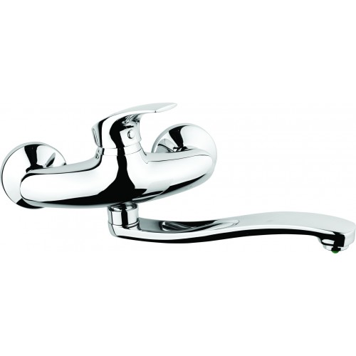 NOVASERVIS METALIA 57 ECO+ Drezová/umývadlová nástenná batéria chróm 57070,0E