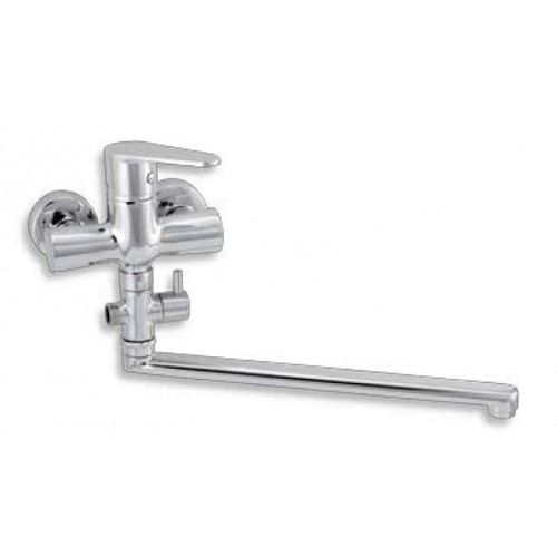 NOVASERVIS TITANIA Fresh Paneláková nástenná vaňová batéria 100 mm, 96673/1,0