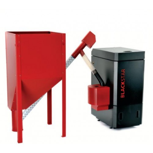 OPOP Black Star 20 kW teplovodný kotol na pelety