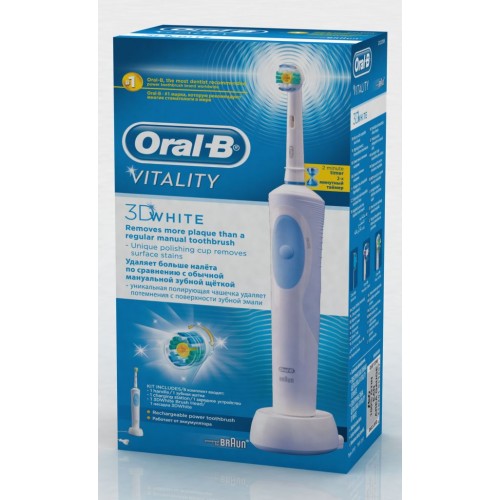 ORAL B VITALITY 3D WHITE (D12.513) zubná kefka 40031846 ORAL B VITALITY 3D WHITE (D12.513) zubná kefka 40031846