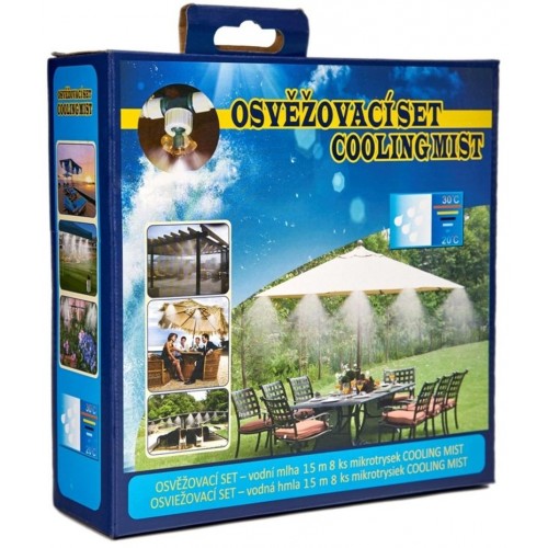 Osviežovacie set Vodná hmla 15 m 8ks mikrotrysiek TY9415B