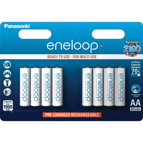 PANASONIC ENELOOP HR6 AA 3MCCE / 8BE tužkové batérie nabíjacie 35045042