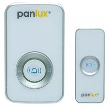 PANLUX DELUXE bezdrôtový zvonček, bielo / strieborný PN75000001