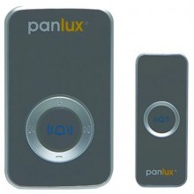 PANLUX DELUXE bezdrôtový zvonček, čierno / strieborný PN75000002