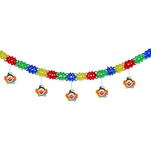 PAPSTAR Girlanda 6 m, Klaun
