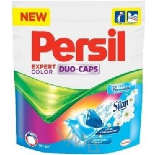 Persil Expert Duo-Caps Color Silan gélové kapsule na farebné prádlo 32 ks