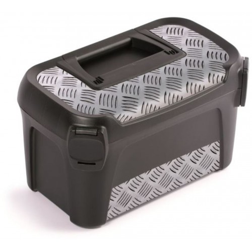 Prosperplast LINE IML Plastový kufor na náradie, 380x234x225mm, diamond plate box NML400 Prosperplast LINE IML Plastový kufor na náradie, 380x234x225mm, diamond plate box NML400