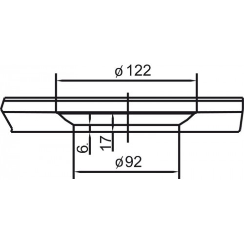 Sifón 90mm pre vaničku FLEXIA 140x140x3 cm, chróm POLYSAN 